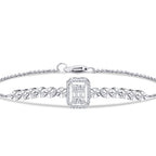 0.17 ct. Diamant Baguette Armband