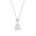 0.63 ct. Diamant Baguette Halskette