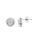 0.55 ct. Diamant Baguette Ohrringe