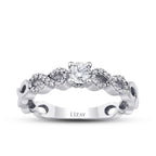0.43 ct. Diamant Solitär Infinity Ring