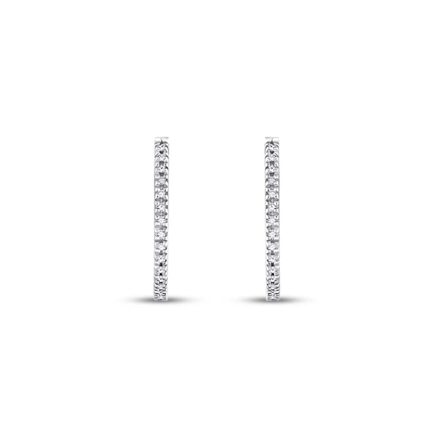 0.29 ct. Diamant Creolen Ohrringe