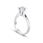 0.40 ct. Diamant Rund Solitär Verlobungsring