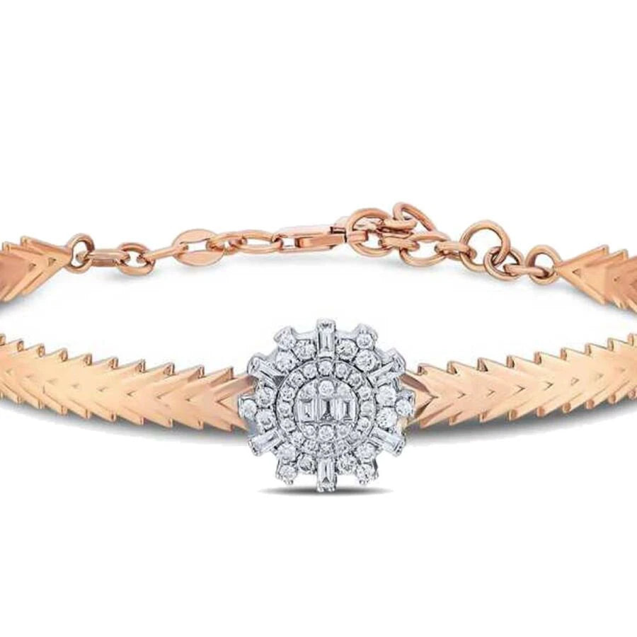 0.57 ct. Diamant Baguette Armreif