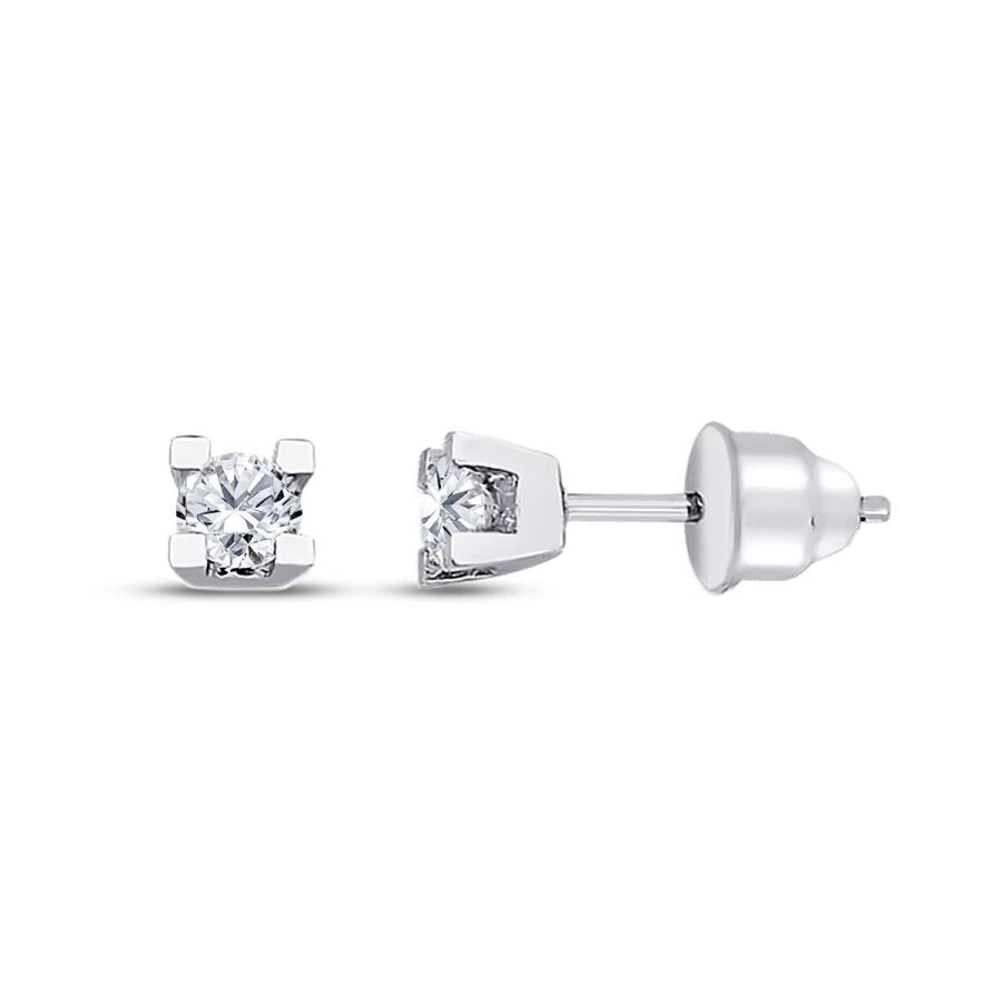 0.30 ct. Diamant Solitär Ohrringe