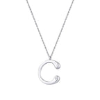 0.02 ct. Diamant C-Buchstabe Halskette