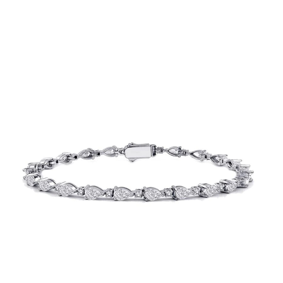 3.86 ct. Diamant Tennis Armband