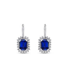 1.72 ct. Diamant Saphir Ohrringe
