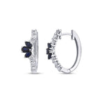 1.30 ct. Diamant Saphir Ohrringe