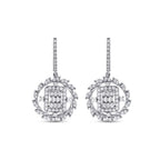 1.10 ct. Diamant Baguette Ohrringe