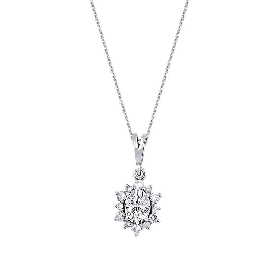 0.42 ct. Diamant Trend Halskette