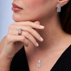 1.14 ct. Diamant Baguette Ohrringe