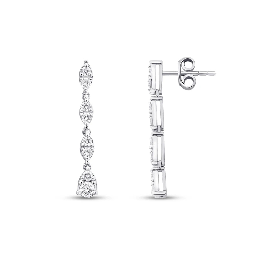 0.57 ct. Diamant Trend Ohrringe