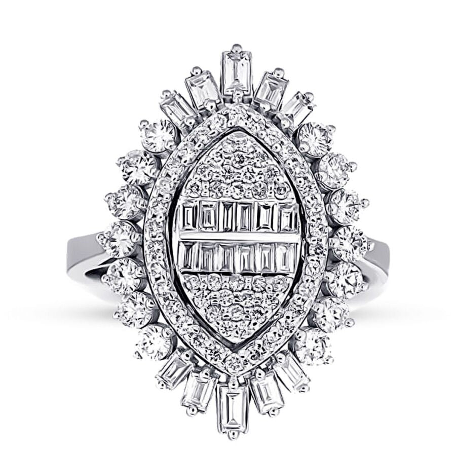 1.32 ct. Diamant Baguette Ring