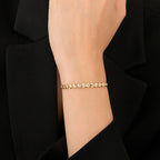 Gold Hexagon Armband
