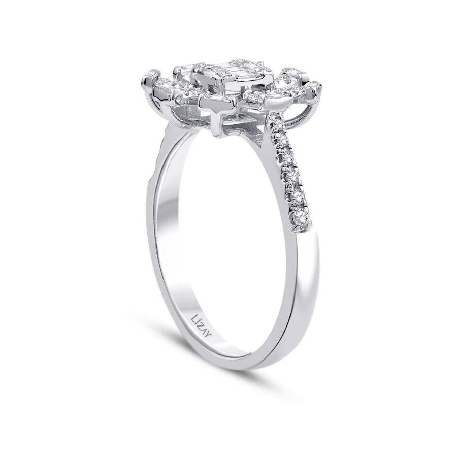 0.29 ct. Diamant Baguette Trend Ring