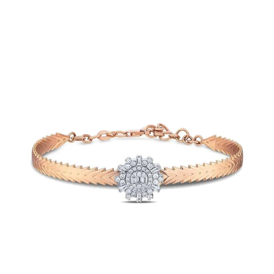 0.57 ct. Diamant Baguette Armreif