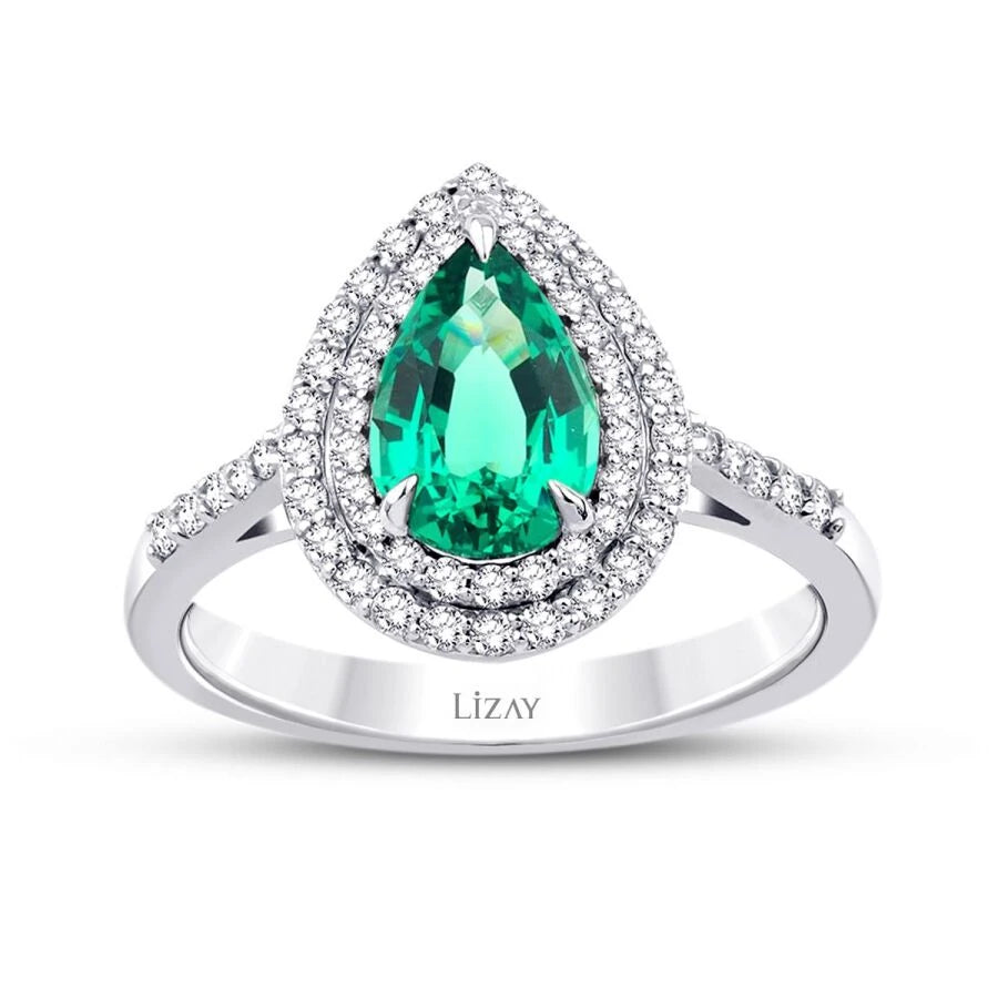 1.52 ct. Diamant Farbstein Ring