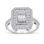 0.74 ct. Diamant Baguette Ring