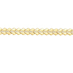 Gold Armband mit Stein in Dreiecksform