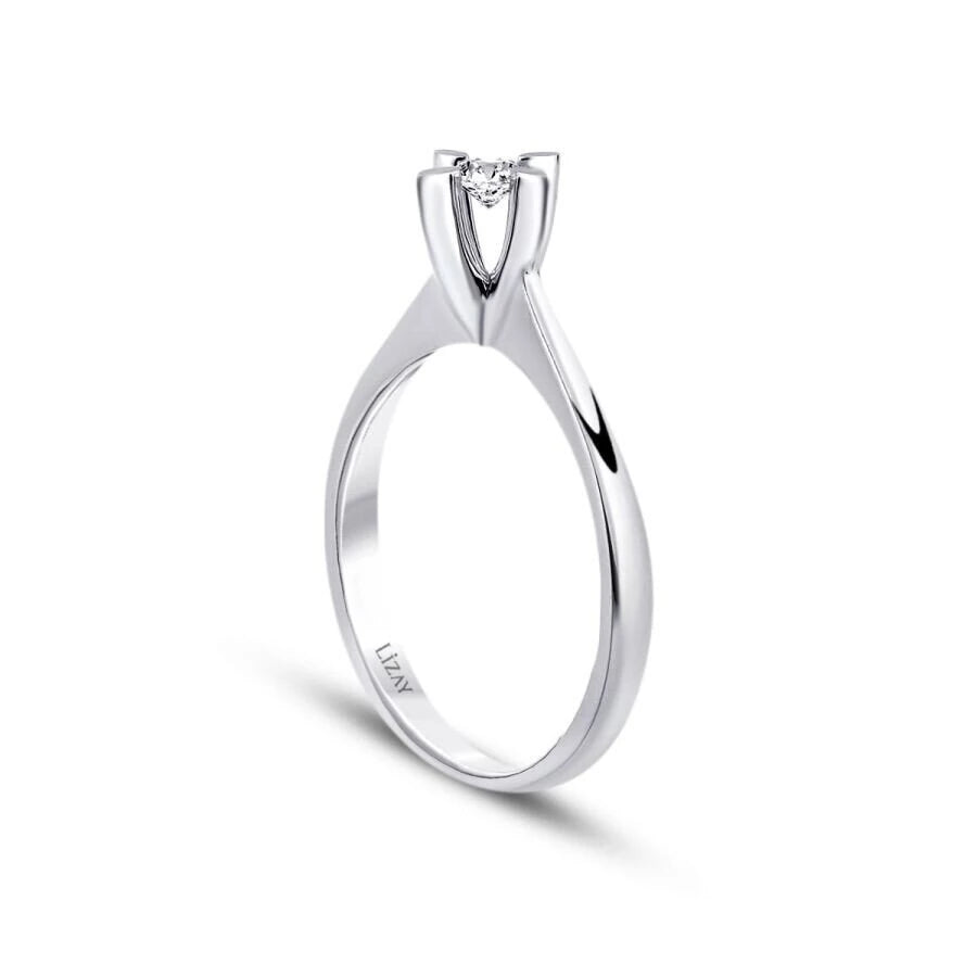 0.20 ct. Diamant Rund Solitär Verlobungsring