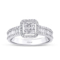 0.74 ct. Diamant Baguette Ring