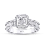 0.74 ct. Diamant Baguette Ring