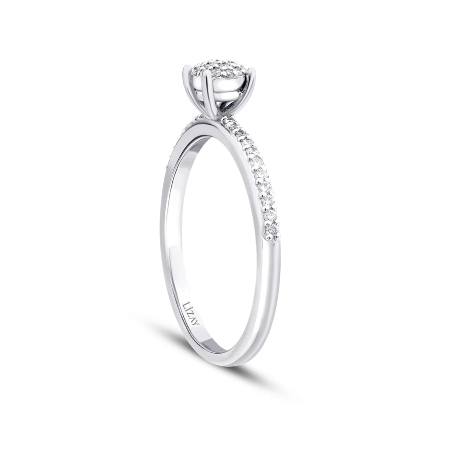 0.19 ct. Diamant Trend Solitär Verlobungsring
