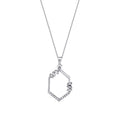 0.31 ct. Diamant Baguette Halskette