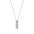 0.46 ct. Diamant Tria Halskette