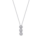 0.46 ct. Diamant Tria Halskette