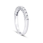 0.56 ct. Diamant Halb-Eternity Ring