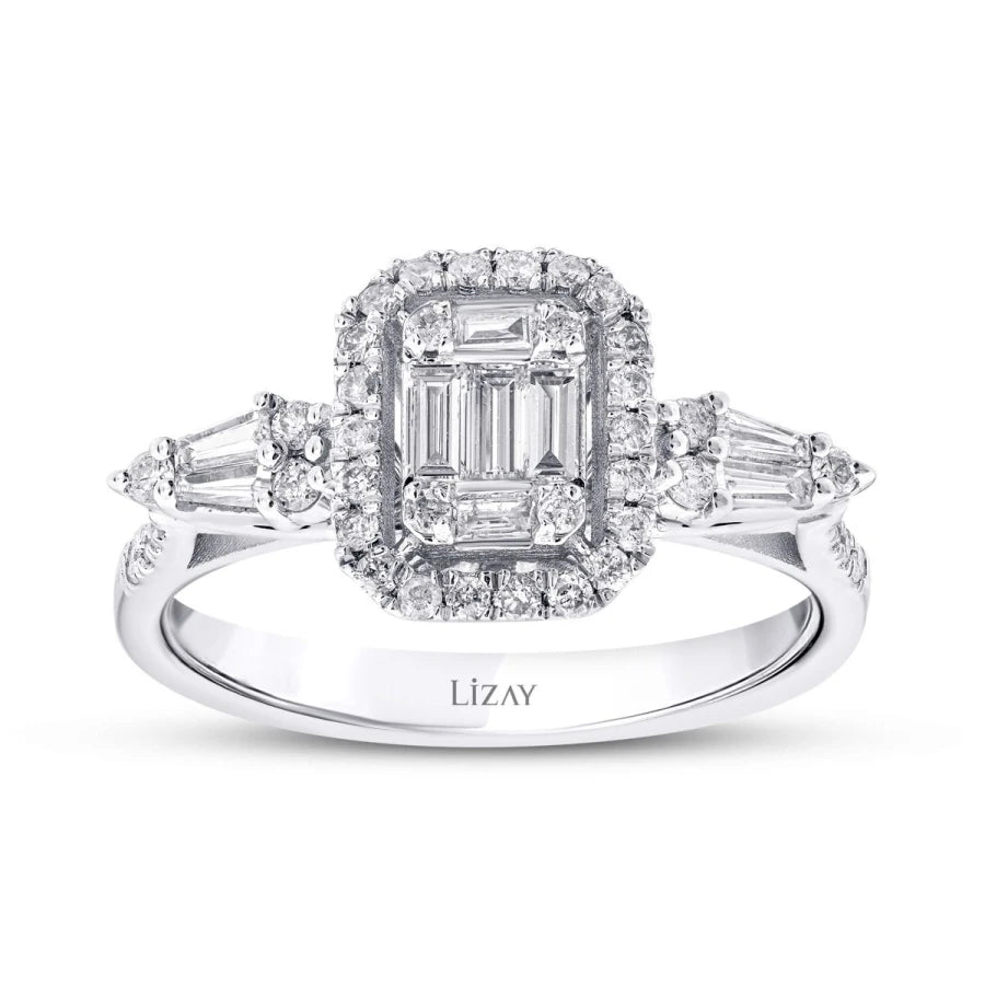 0.43 ct. Diamant Baguette Ring
