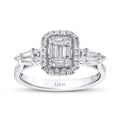 0.43 ct. Diamant Baguette Ring