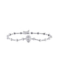 0.12 ct. Diamant Baguette Armband