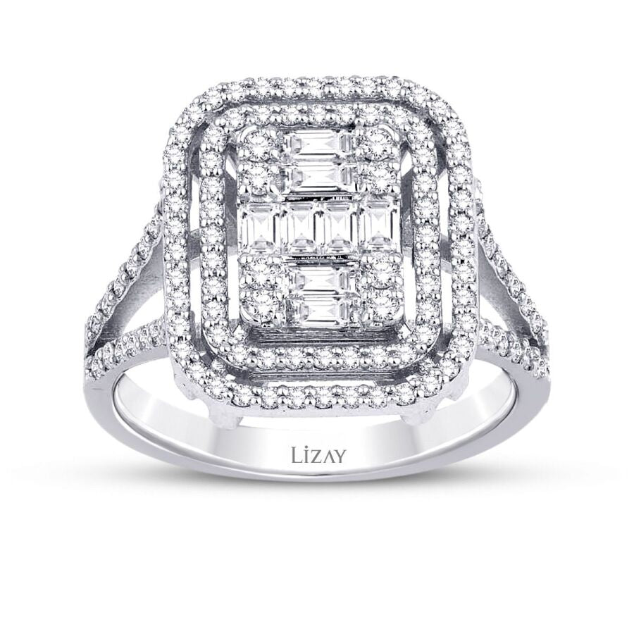 0.90 ct. Diamant Baguette Ring