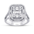 0.90 ct. Diamant Baguette Ring