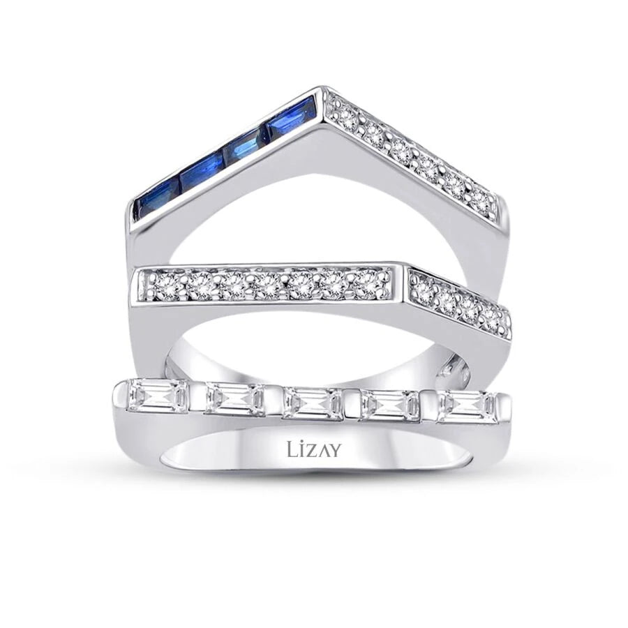 1.01 ct. Diamant Trend Saphir Ring