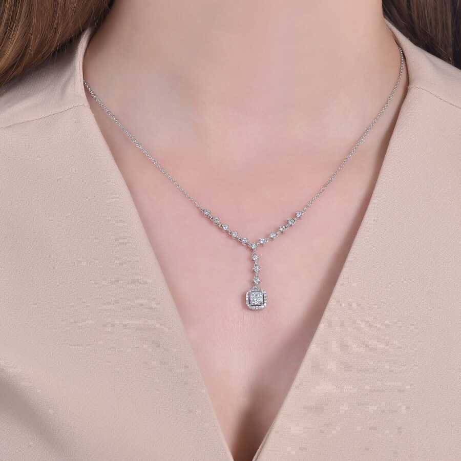 0.57 ct. Diamant Trend Halskette