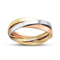 Gold Drei-Ton Ehering