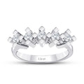 0.80 ct. Diamant Fünf-Stein Ring