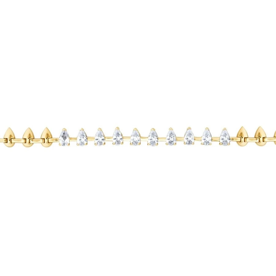 Gold Armband mit Tropfenstein