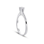 0.40 ct. Diamant Rund Solitär Verlobungsring