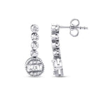 0.32 ct. Diamant Baguette Trend Ohrringe