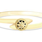 Gold Nordstern Armreif