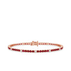 3.96 ct. Diamant Rubin Armband