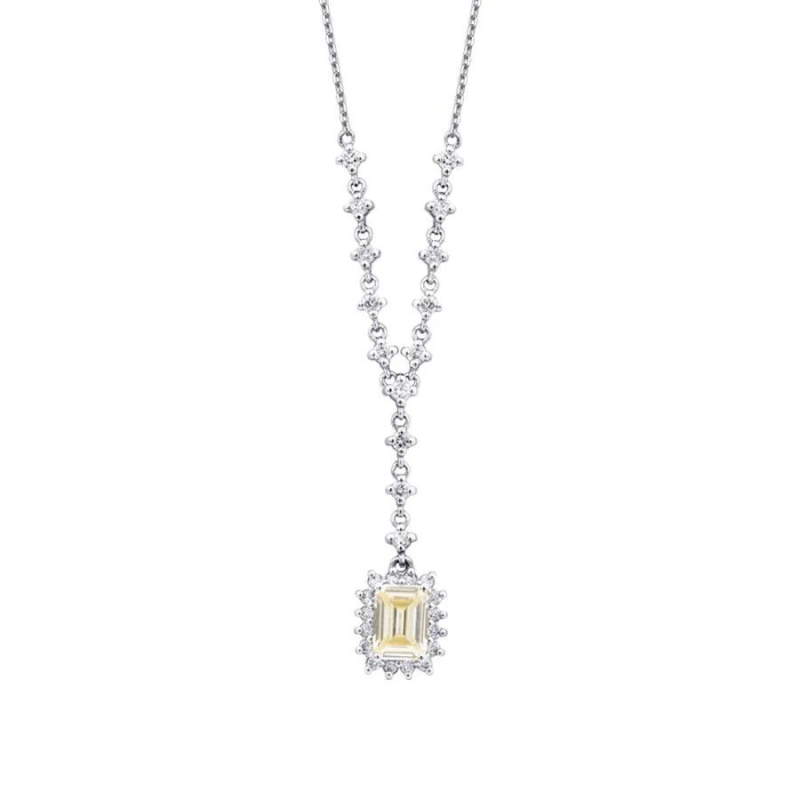2.12 ct. Diamant Fancy Halskette