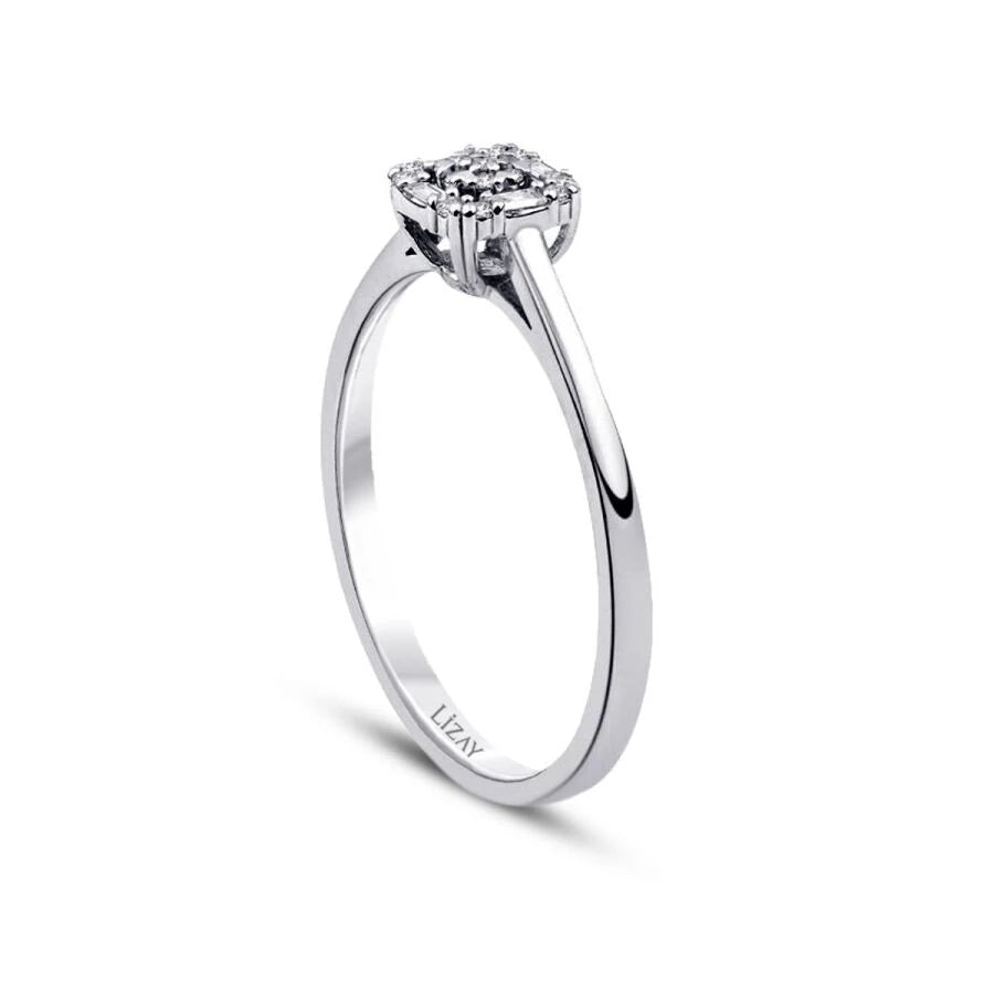 0.08 ct. Diamant Baguette Ring