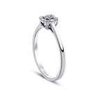 0.08 ct. Diamant Baguette Ring