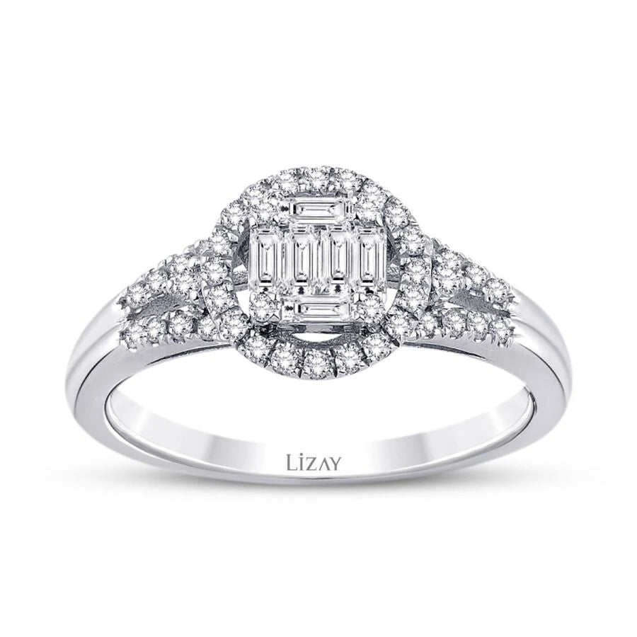 0.43 ct. Diamant Baguette Ring