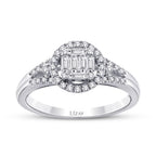0.43 ct. Diamant Baguette Ring